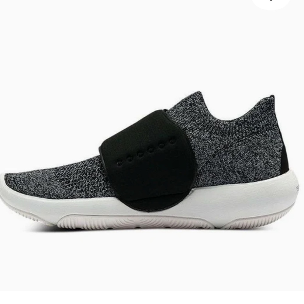 Under armor recover slip on  gray  black sneakers size12.5  men11  active wear